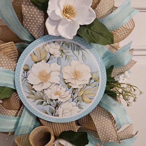 Magnolia door swag - Picture 3 of 3